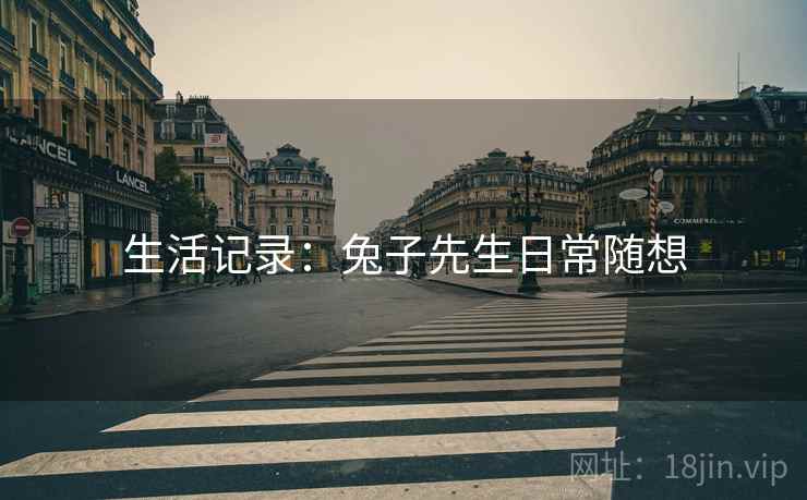 生活记录:兔子先生日常随想