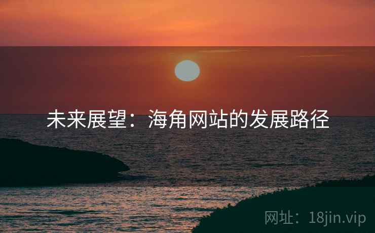 未来展望:海角网站的发展路径 未来展望:海角网站的发展路径